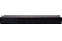 ECore Cables 71-800-001 Rackmount Power - Front Switch - 12 Outlets