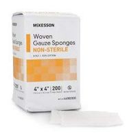 McKesson 8-Ply Gauze Sponge NonSterile 4 X 4" 44082000 20 Bag(s), 200 / Bag