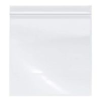 Plymor Heavy Duty Plastic Reclosable Zipper Bags, 4 Mil, 8" x 8" (Pack of 100)
