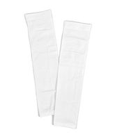 Athletic Thick UV Sleeves to Cover Arms Protection for Women or Men (White)