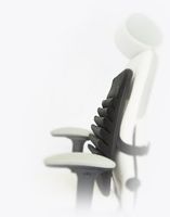 Lumbar Support Pillow Cushion, Therapeutic Massage Foam to Protect & Soothe Lower Back, Pain Relief, Orthopedic, Washable Cover, Adjustable Straps. Perfect Gift Home Office Chair Car Seat.