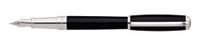 S.T. Dupont Elysee Black & Palladium Broad Point Fountain Pen - 410674B