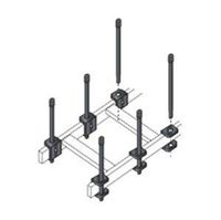 Black Box Ladder Rack Cable Retaining Post, Black