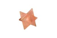 Rose Quartz Merkaba 1 inch Star Jet International Healing Spiritual Divine India A++ Crystal Therapy Geometry Positive Peace Pocket Internal Strength Love Doctor Actor Star Future Luck Sacred Geometry