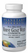 Full Spectrum Horny Goat Weed Planetary Herbals 90 Tabs
