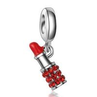 NEW 2pcs Silver European Charm Crystal Spacer Beads Fit Necklace Bracelet DIY ~ accesories jewels jewelery girl stylish accessories womans charming bracelet