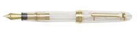 Sailor 1911 Large Clear Transparent GT 21K Gold Medium Point Fountain Pen - 11-2001-400