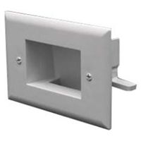 Datacomm Cables, Inc - Datacomm 1 Socket Cable Faceplate - 1 Socket(S) - White "Product Category: Rack & Cabling/Faceplates & Mounting Boxes"