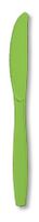 Club Pack of 288 Fresh Lime Green Premium Heavy-Duty Plastic Party Knives