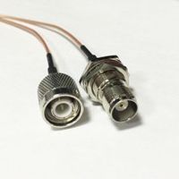 TNC Male Plug Switch TNC Female bulkhead pigtail cable RG178 15CM 6" Adapter High Quality Ships Quickly From USA