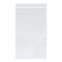 Plymor Heavy Duty Plastic Reclosable Zipper Bags, 4 Mil, 5" x 8" (Case of 1000)