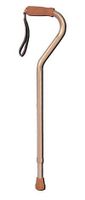 Deluxe Adjustable Cane with Wrist Strap-Bronze - 1624