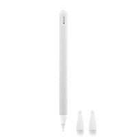 Apple Pencil 2nd Generation Silicone Cover-White for Apple iPad Pro 11 (2018) (A1934,A1979,A1980,A2013) Apple iPad Pro 12.9 (2018) (A1876,A1895,A1983,A2014)