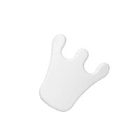 Healifty Gua Sha Board Scraping Massage Tool Ceramic Guasha Facial Board Plates Massager Anti Aging Anti Wrinkle for SPA Relaxing Meditation 1pc