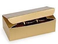 Bundleofbeauty J9684r Set of 10-1/2 Lb. Gold Gloss Candy Wedding Party Favor Boxes 5.5" X 2.75" X 1.75"