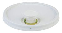 Hudson Exchange Lid with Spout and Gasket for 3.5, 5, 6, and 7 gal Buckets, HDPE, White, 60 Pack