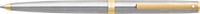 Sheaffer Sagaris, Brushed Chrome, Gold Tone Trim, Ballpoint (E2947351)