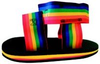 Alpha Medical Sandal Style Cast Shoe (X-Large, Multi-Color)
