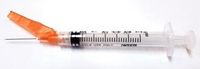 50pc 3cc 25g 1 inch Fliploc Safety Sterile Hypoderm