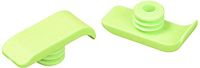 Lumex 603210L Walker Glide Skis for 1" Walkers, 1 Pair, Lime Green (Pack of 2)