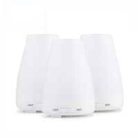 EcoGecko 3 Diffuser Units, Aromatherapy Essential Oil Diffuser, Aroma Oil Diffuser with Color Changing LED Lights
