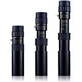 Aenmil® 10-90x25 Dual Focus Monocular Telescope Super Clear Adjustable Monocular Zoom Pocket Scope Telescope for Tourism Hunting Outdoor Camping