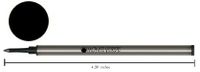Monteverde Refills Metal Tube Black Fine Point Rollerball Pen - W221BK