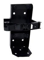 (Lot of 1) Universal Running Board Vehicle Bracket for a 5lb. Fire Extinguisher, Heavy Duty, Color Black