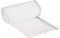 AmazonCommercial Custom Fit White Drawstring Trash Bags - Compatible with simplehuman Type K - 1.2 MIL - 60 Count