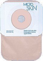 One Pc Clsd Pouches W/Microskin, Microderm, 7/8"