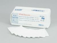 AMD-Medicom A2338 Gauze Sponge, 4-Ply, Sterile, 2 Sponge/Pouch, 2" Width, 2" Length (Pack of 3000)