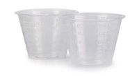 McKesson Cup Medicine Plastic 1 Ounce 100 Per Pack - Case of 5000 - Model 46941200