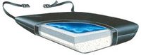 Ultra-Cushion Wedge Vinyl Cushion - 18"W x 16"D x 4.5"H x 1.5"H - 1 Each/Each