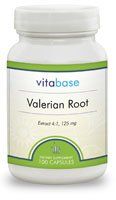 Valerian Root (125 mg) 100 Capsules per Bottle (4 Pack)