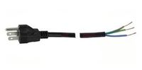 VOLEX 17617 POWER CORD, NEMA5-15P, 9.8FT, 15A, BLACK