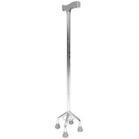 Yosooo Heavy Duty Walking Cane,Telescopic Anti-Slip Four-Leg Metal Cane Safety Walking Stick Cane for Elder Disability for Fathers Mothers Gifts