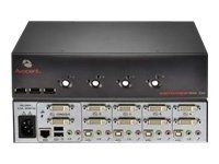 Avocent 4 Port USB Dual Head Dual-Link DVI Audio 3 Port USB 2.0 Hub Cables 4SVDVI30BND1-001