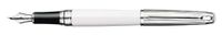 Caran D'ache Leman Bicolor White Broad Point Fountain Pen - CA-4799001-B