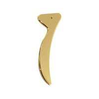 Exceart Gua Sha Tool Metal Scraping Tool Multifunctional Portable Whole Body Face Back Leg Neck Massager Supplies