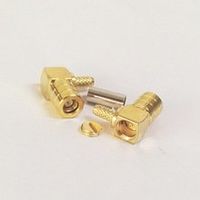 RF SMB Connector Crimp Female Right Angle For RFC100 RG316 RF Adapter High Quality Ships Quickly From USA