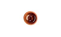 Caran D'Ache Elegant Inkwell Glass Well Wooden Holder