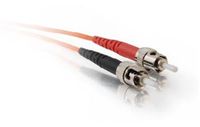 810-112-006 - Quiktron 62.5/125 um ST-ST Duplex MM Fiber Assembly, 2 Meter, Pack of 2