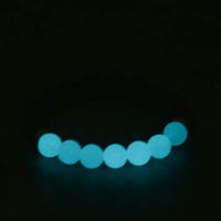 Mystiqs Kids Aqua Glowing Stone & Lava Rock Beaded Bracelet Essential Oil Diffuser for Aromatherapy Ideal for Anti-Stress or Anti-Anxiety Made With Real Stones No Silicone No Plastic 3-6 Years Old