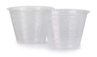CUP MED PLS 1OZ W/LIP 100/PK 50PK/CS MCK BRAND