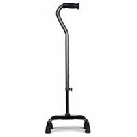 Lumex 6130A Bariatric Quad Cane - Silver Vein, Case of 2