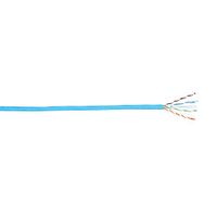 GenSPEED 6 Category 6 Cable, 23 AWG, 4-Pair, Riser, 1000' Pull-Pac, Blue Flame-Retardant PVC Jacket, Standards-Compliant Extended Frequency, Made in The USA