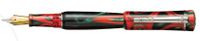 Laban Scepter Red Electric Medium Point Fountain Pen - LRN-F687-RE