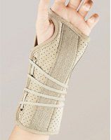 BSN Medical Soft Fit Suede Finish Cock-Up Wrist Brace (Extra Large Right, Black)