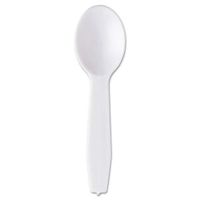 RPP Polystyrene Taster Spoons, White, 3000/Carton (RTS3000)