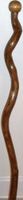 Wooden Cane - This Fritz handle cane was designed by a German count to make cane use by the arthritic sufferer more comfortable. This wooden cane has a weight capacity 250 pounds, height 36-37 inches, solid wood handle and shaft.